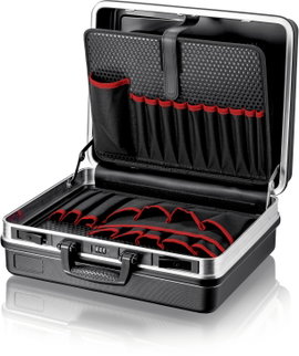 Üres szerszámos bőrönd 465 x 200 x 410 mm, ABS, Knipex 00 21 05 LE