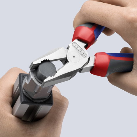 Erő kombinált fogó, 180 mm, vágási érték kemény: Ø 2,5 mm, zongorahuzal: Ø 2 mm, max. 16 mm², Knipex 5. kép