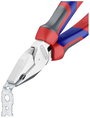 Erő kombinált fogó, 180 mm, vágási érték kemény: Ø 2,5 mm, zongorahuzal: Ø 2 mm, max. 16 mm², Knipex 7. bélyegkép
