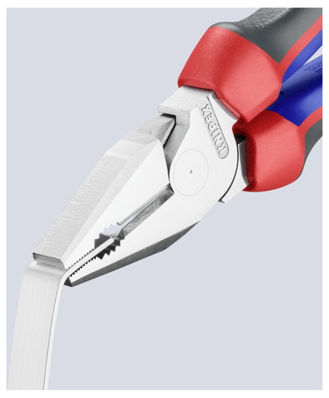 Erő kombinált fogó, 225 mm, vágási érték kemény: Ø 3 mm, zongorahuzal: Ø 2,5 mm, max. 25 mm², Knipex 6. kép