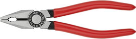 Kombinált fogó, 180 mm, vágási érték: (közepes/kemény) Ø 3,4/2,2 mm, max. 16 mm², Knipex 03 01 180