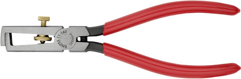 Kábelcsupaszoló fogó, Ø 5 mm/10 mm²/AWG 7, Knipex 11 01 160 3. kép