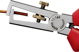 Kábelcsupaszoló fogó, Ø 5 mm/10 mm²/AWG 7, Knipex 11 05 160