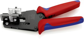 Precíziós huzalcsupaszító fogó alakkésekkel, 0,03 - 2,08 mm², AWG 32 - 14, Knipex 12 12 02