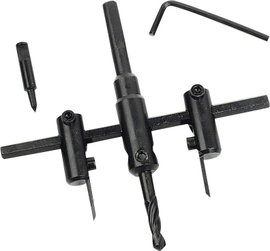 Állítható lyukfűrész, körkivágó 30-120 mm Mannesmann 537