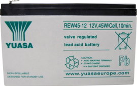 AGM ólomakku 12 V 8 Ah 151 x 97 x 64 mm 6,35 mm-es, Yuasa REW 45/12