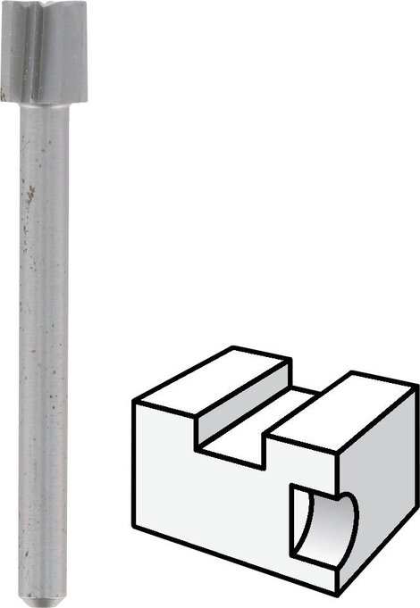 DREMEL keményfém maró 5,6 mm fejátmérővel 26150196JA Dremel 196 2. kép