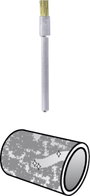 DREMEL 537 Rézkefe 3,2 mm, 26150537JA 2. bélyegkép