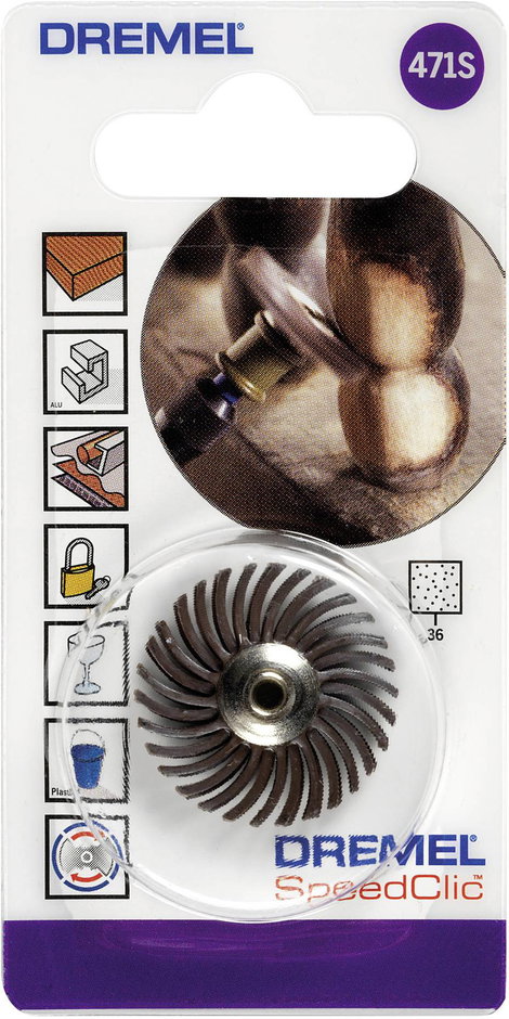 DREMEL EZ SpeedClic 471S Rétegeltávolító kefe, szemcseméret: 36, 2615S471JA 3. kép
