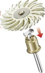 DREMEL EZ SpeedClic 472S Rétegeltávolító kefe, szemcseméret: 120, 2615S472JA 4. bélyegkép
