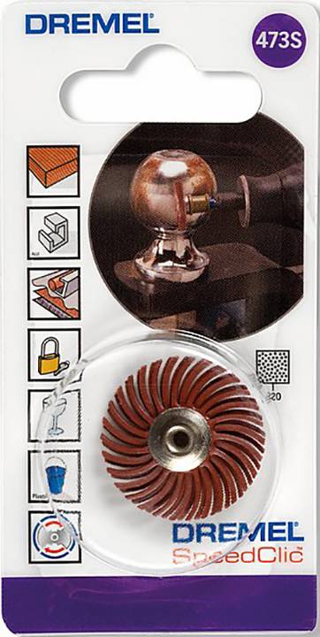 DREMEL EZ SpeedClic 473S Rétegeltávolító kefe, szemcseméret: 220, 2615S473JA 4. kép