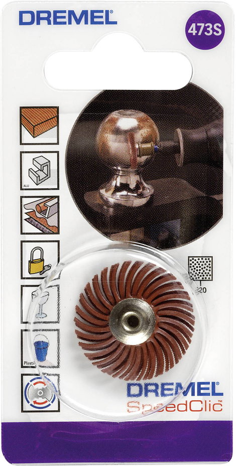 DREMEL EZ SpeedClic 473S Rétegeltávolító kefe, szemcseméret: 220, 2615S473JA 5. kép