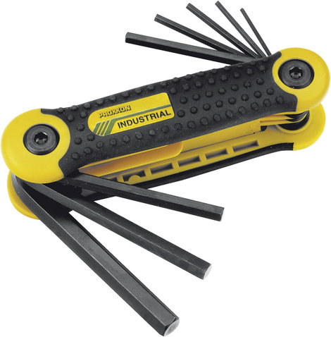 Proxxon Industrial Zseb imbus kulcs készlet, 8 részes, SW 1,5/2,0/2,5/3,0/4,0/5,0/6,0/8,0 mm