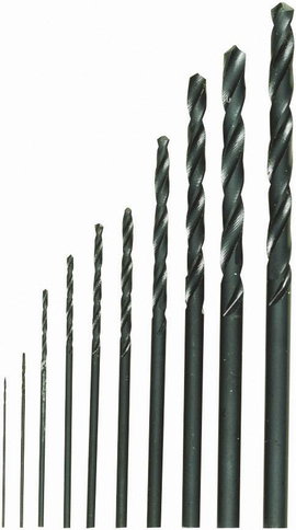 Proxxon Micromot 28 874 HSS spirálfúró sorozat, DIN 338, 10 részes, 0,3 - 3,2 mm