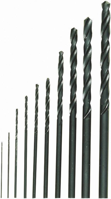 Proxxon Micromot 28 874 HSS spirálfúró sorozat, DIN 338, 10 részes, 0,3 - 3,2 mm