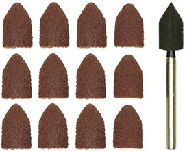 Proxxon Micromot 28 987 Csiszolósapka kúpos, 13 x 9 mm, 10 részes