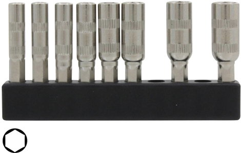 6 részes mini bit dugókulcs készlet, Donau MBS66