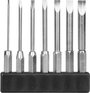 7 részes mini bit szortiment, egyenes pengéjű hosszú kivitel, 1-4 mm/45 mm, Donau MBS70 bélyegkép