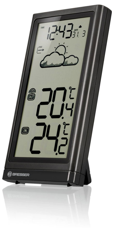 Vezeték nélküli időjárásjelző állomás, Bresser Optik Meteo Temp 7004200 2. kép