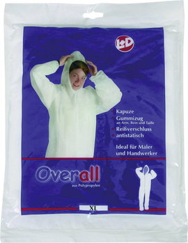 OVERÁL,PP, FEHÉR, 55g/m2, Méret: XL