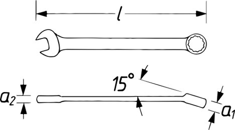 Vigor V4473N-8 V4473N-8 Racsnis csavarkulcs 2. kép
