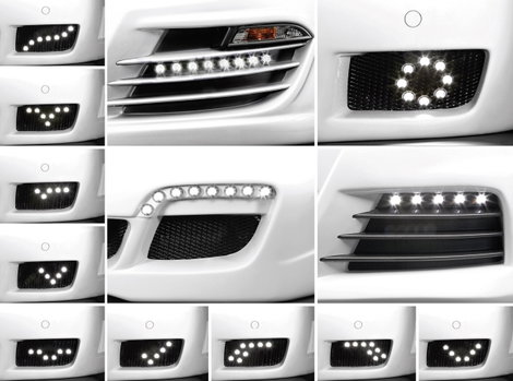 Hella LED-es autós fényszóró készlet, nappali dekorfény 5LED 30mm x 20mm LEDayFlex 3. kép
