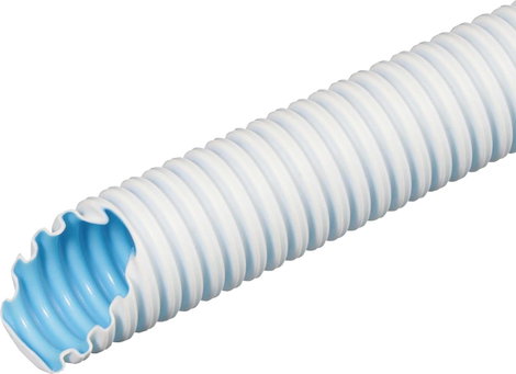 Fränkische Rohrwerke 26220025 FBY-EL-F 25 ws Gégecső Fehér 19.3 mm 1 db