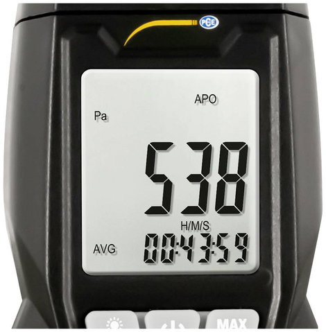 Differenciál nyomásmérő, PCE Instruments PCE-MPM 10 2. kép