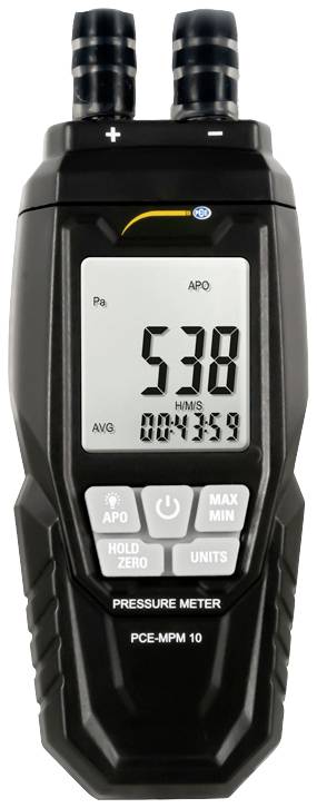 Differenciál nyomásmérő, PCE Instruments PCE-MPM 10 3. kép