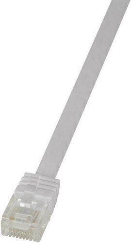 RJ45 Hálózati csatlakozókábel, CAT 6 U/UTP [1x RJ45 dugó - 1x RJ45 dugó] 0,5 m, fehér LogiLink CF202