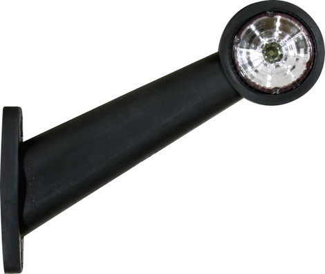 Szélességjelző pótkocsira, rögzítő karral, piros/fehér, 12/24 V, SecoRüt 2. kép