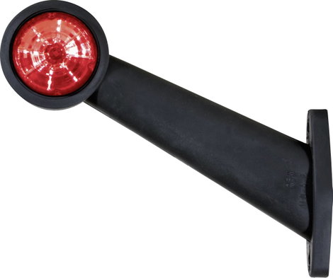 Szélességjelző pótkocsira, rögzítő karral, piros/fehér, 12/24 V, SecoRüt 3. kép
