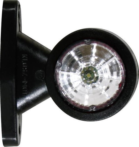 Szélességjelző pótkocsira, rövid rögzítő karral, piros/fehér, 12/24 V, SecoRüt 90328 3. kép