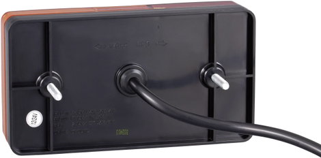 LED-es 3 funkciós lámpa (bal/jobb), piros, 12/24 V, SecoRüt 13231 4. kép
