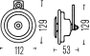 Autós kürt, 24 V, Hella 3BA 002 768-382 2. bélyegkép