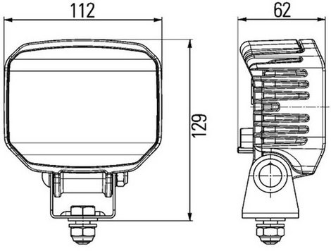 Hella autós, kamionos LED-es fényszóró 12/24V Hella Power Beam 1000 LED 2. kép