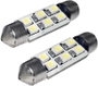 SMD LED-es szoffita izzó 6LED-es fehér 10 mm x 41 mm Eufab bélyegkép