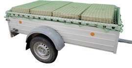 Utánfutó- és csomagtartó háló, 3,5 x 2,5 m, 25168