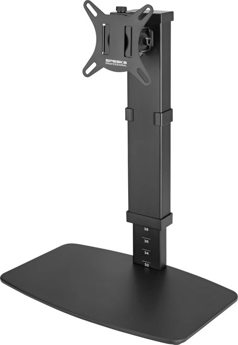 SpeaKa Professional SP-TMS-200 Monitor talp 1 részes 43,2 cm (17) - 81,3 cm (32) Állítható magasságú 2. kép