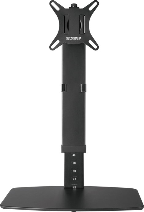 SpeaKa Professional SP-TMS-200 Monitor talp 1 részes 43,2 cm (17) - 81,3 cm (32) Állítható magasságú 6. kép