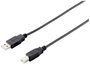 Equip USB kábel USB-A dugó, USB-B dugó 5.00 m Fekete 128862 bélyegkép