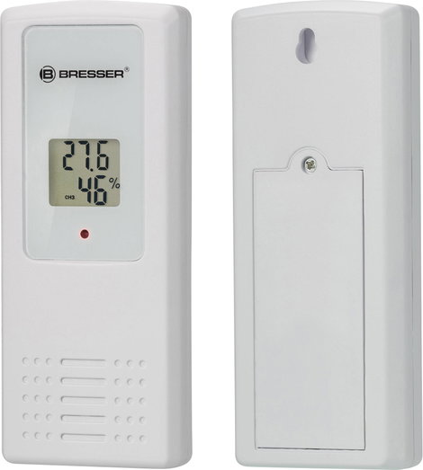 Bresser Optik Quadro Hőmérséklet- és légnedvesség mérő Fekete 6. kép