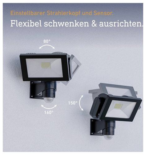 Steinel LS 300 S SW 067571 LED-es kültéri fényszóró mozgásérzékelővel EEK: F (A - G) 29.5 W 4. kép