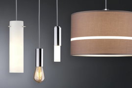 Paulmann Basic Pendel Nagyfeszültségű sínrendszer lámpa Univerzális E27 20 W LED Króm, Fehér