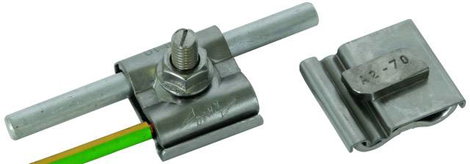 DEHN 540250 UEK 8.10 AQ4 50 HKSM8 V2A Túlfeszültség elleni védelem rögzítő elem 1 db