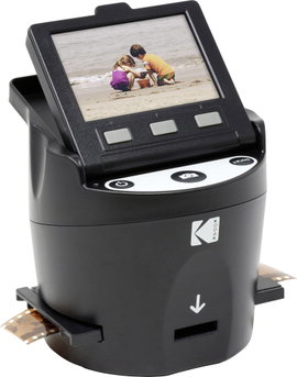 Kodak SCANZA Digital Film Scanner Filmszkenner 14 Megapixel Áteső fény egység, Beépített kijelző, Di