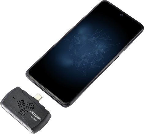 Formaldehid mérő okostelefonhoz, USB-C, Voltcraft FAS-100 5. kép