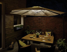 Paulmann 94208 Parasol Akkus napárnyékoló megvilágítás 4 részes készlet LED Fixen beépített LED-es 1