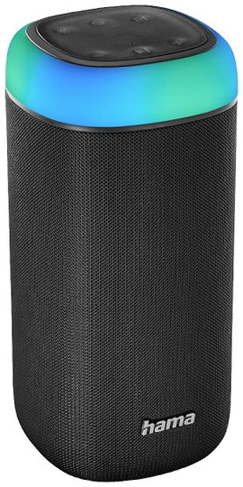 Hama Shine 2.0 Bluetooth hangfal AUX, Kihangosító funkció, Fröccsenő víz ellen védett, hordozható Fe