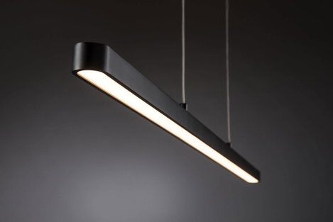 LED-es függőlámpa 42 W, fényes fekete, Paulmann Lento 79693 6. kép